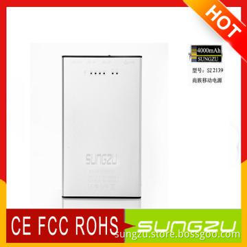 Solar Rechargeable Battery Bank For Tablet PC 4000MAH